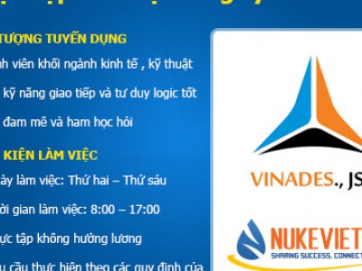 Chương trình thực tập sinh tại công ty VINADES